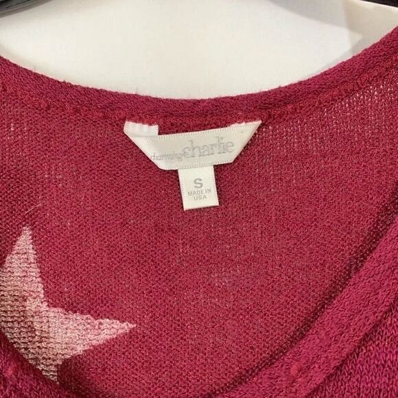 Charming Charlie Star Sweater 3/4 Sleeves #206 - Picture 3 of 3